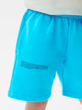 Load image into Gallery viewer, Kid&#39;s Dawn Blue T-shirt and Pacific Blue Long Short Set
