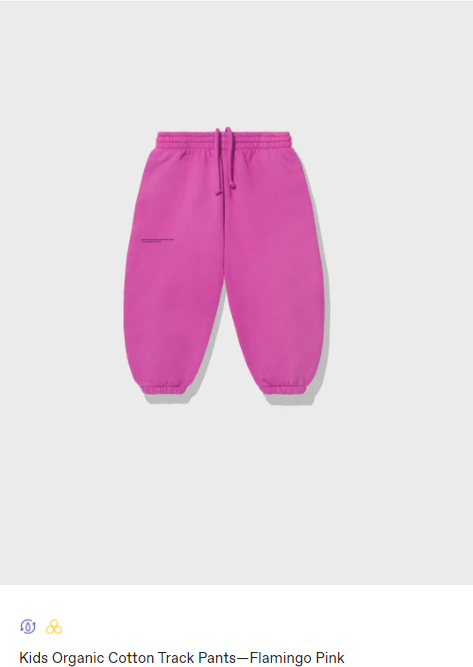 Kid's Pink Flamingo Track Pants