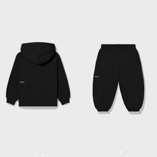 Load image into Gallery viewer, Kids Black Track Suit-
