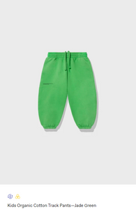 Jade des Kid Green Track Pants