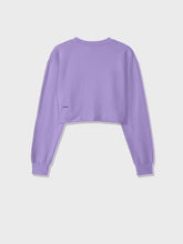 Load image into Gallery viewer, Orchid Purple long sleeve crop top
