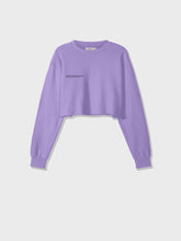 Load image into Gallery viewer, Orchid Purple long sleeve crop top
