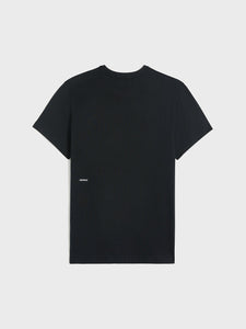 Schwarzes Algenfaser-T-Shirt