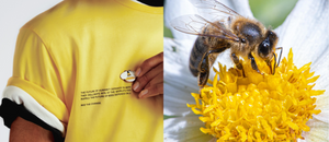 Gelbe Biene das Wechsel T-Shirt