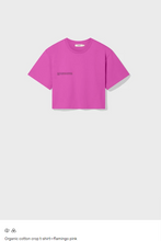 Load image into Gallery viewer, Pangaia Flamingo pink crop top
